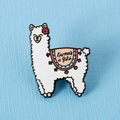 Punky Pins Karma Llama Enamel Pin