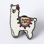 Punky Pins Karma Llama Enamel Pin