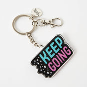 Punky Pins Keep Going Acrylic Keyring