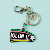 Punky Pins Killin It Hard Enamel Keyring