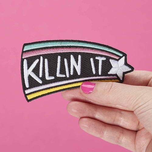 Killin It Iron-on Patch