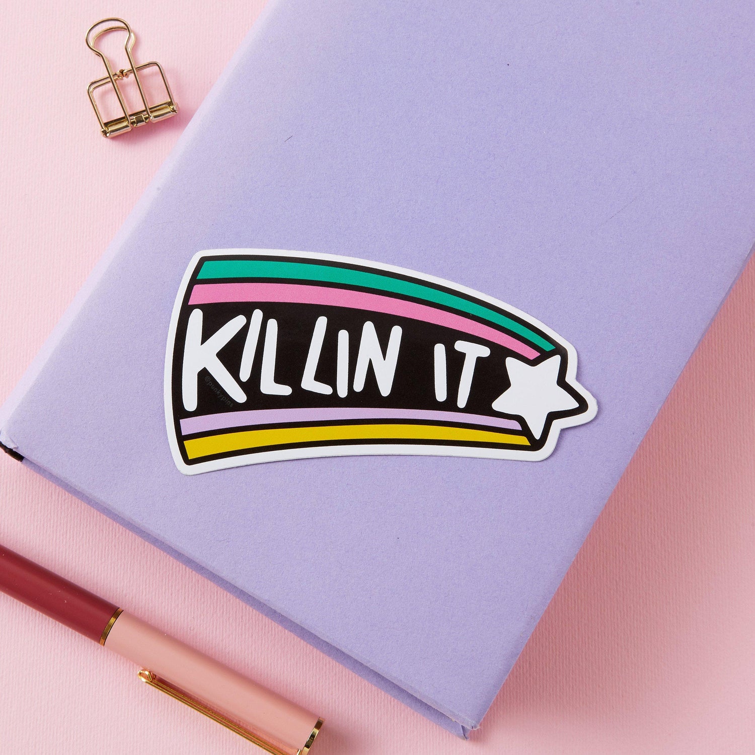 Punky Pins Killin It Vinyl Sticker