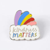 Punky Pins Kindness Matters Enamel Pin