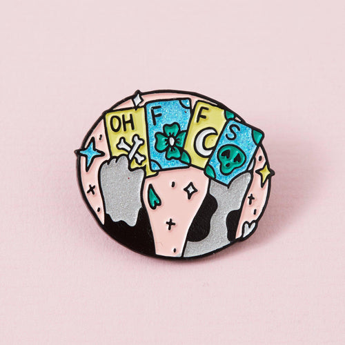 Kitty Poker Night Enamel Pin