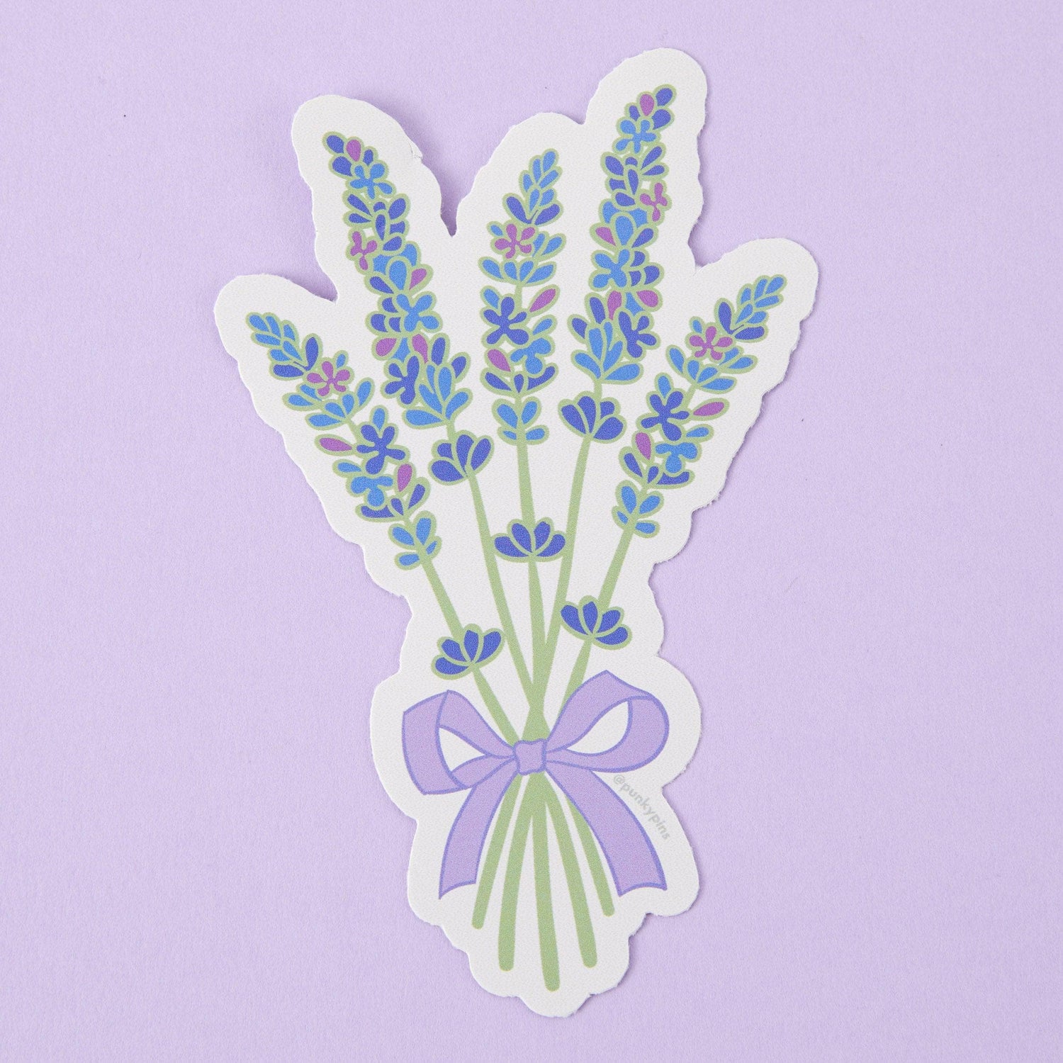 Punky Pins Lavender Vinyl Sticker