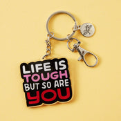 Punky Pins Life Is Tough But So Are You Acrylic Keyring