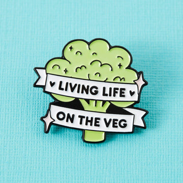 Punky Pins Living Life On The Veg Enamel Pin