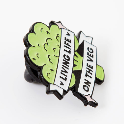 Punky Pins Living Life On The Veg Enamel Pin