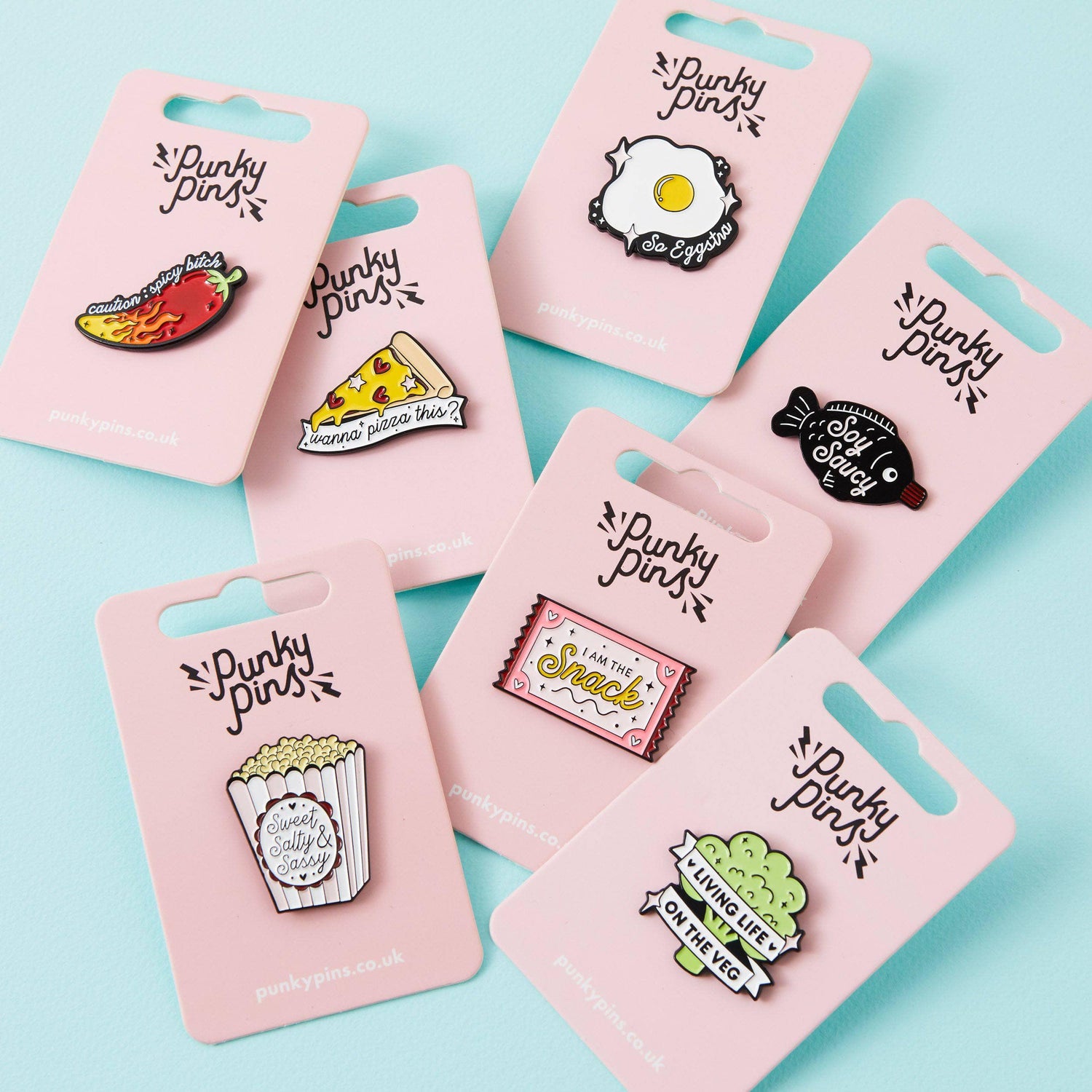 Punky Pins Living Life On The Veg Enamel Pin