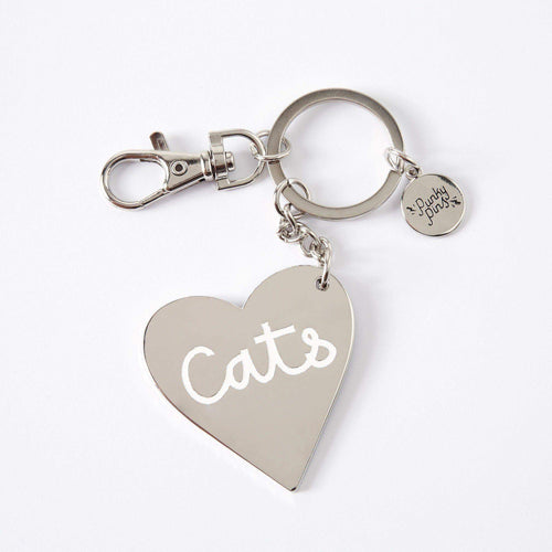 Love Cats Enamel Keyring