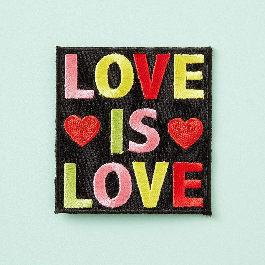 Punky Pins Love Is Love Embroidered Iron On Patch