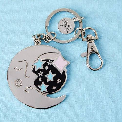 Lunar Enamel Keyring