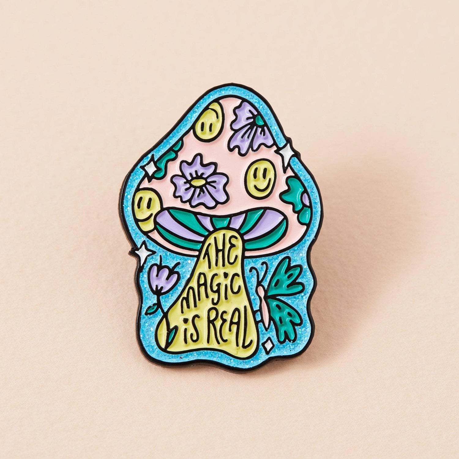 Punky Pins Magic Mushroom Enamel Pin