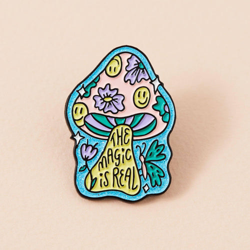 Magic Mushroom Enamel Pin