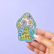 Punky Pins Magic Mushroom Vinyl Sticker