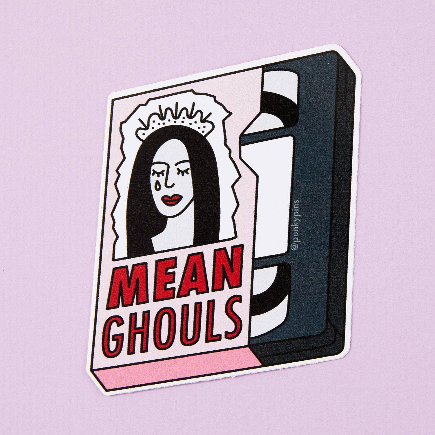 Punky Pins Mean Ghouls Vinyl Sticker