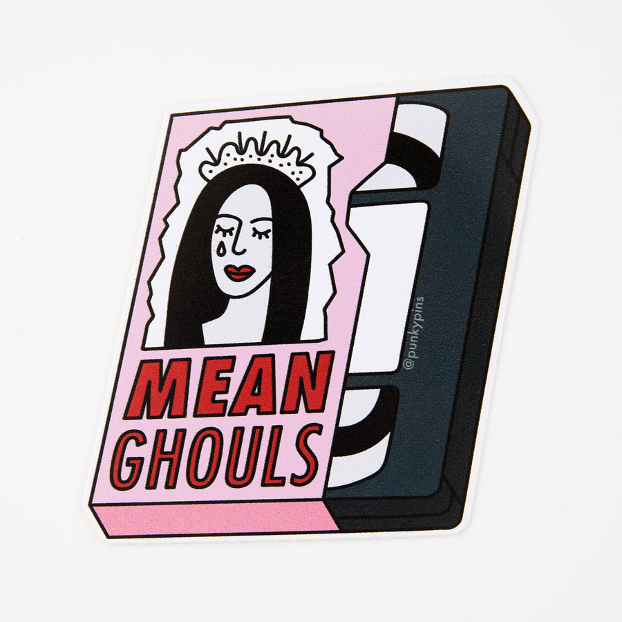 Punky Pins Mean Ghouls Vinyl Sticker
