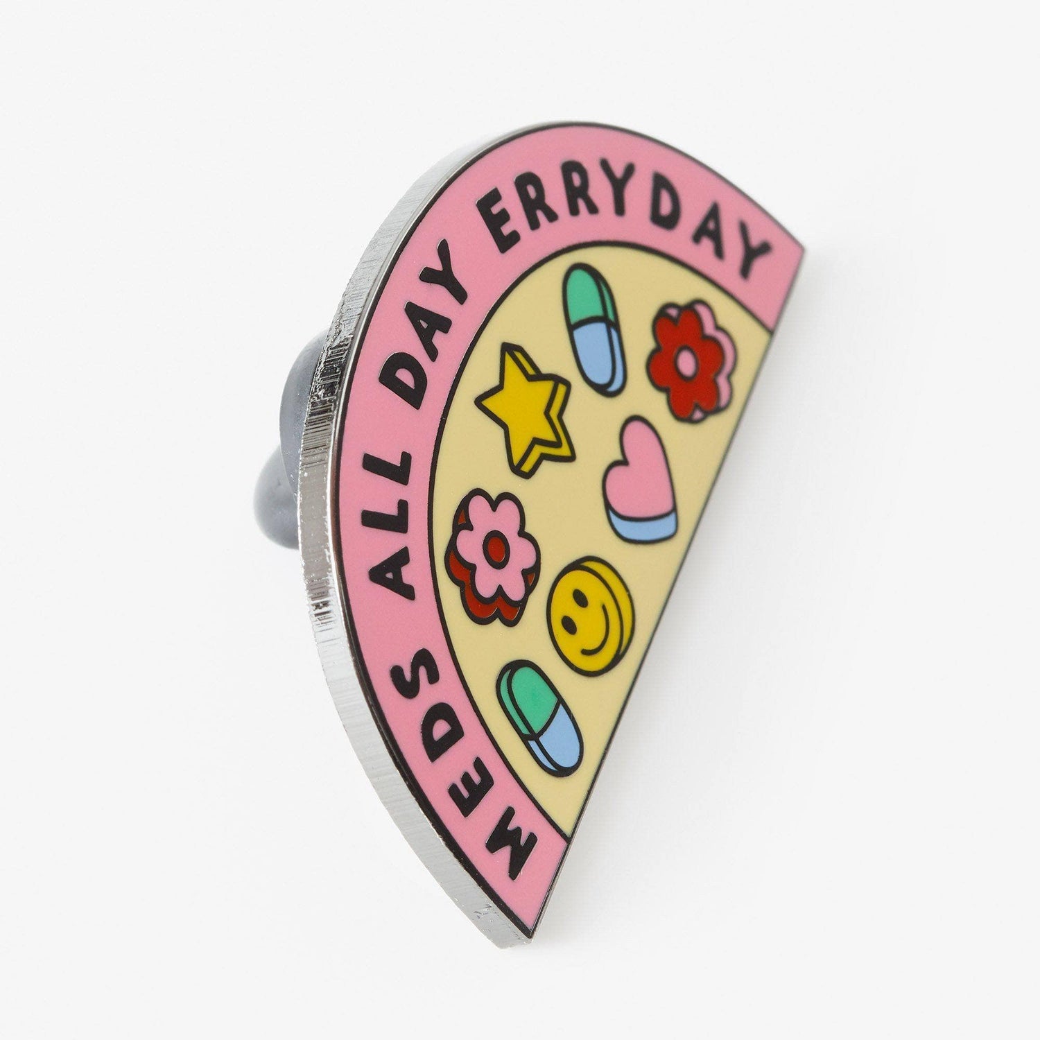 Punky Pins Meds All Day Enamel Pin