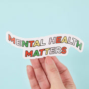 Punky Pins Mental Health Matters Vinyl Sticker