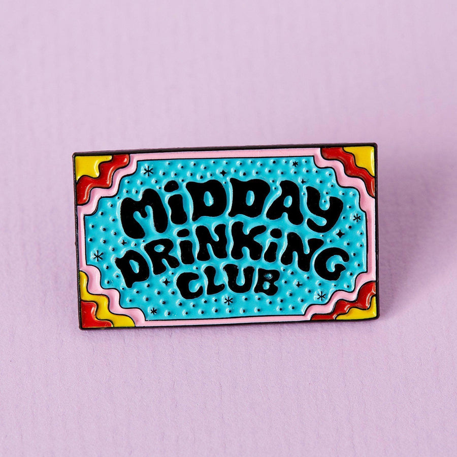 Punky Pins Midday Drinking Club Enamel Pin
