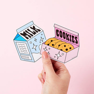 Punky Pins Milk & Cookies 2x Vinyl Sticker Pack