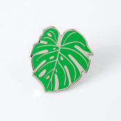 Monstera Cheese Plant Leaf Enamel Pin