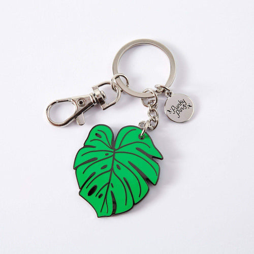 Punky Pins Monstera Leaf Keyring