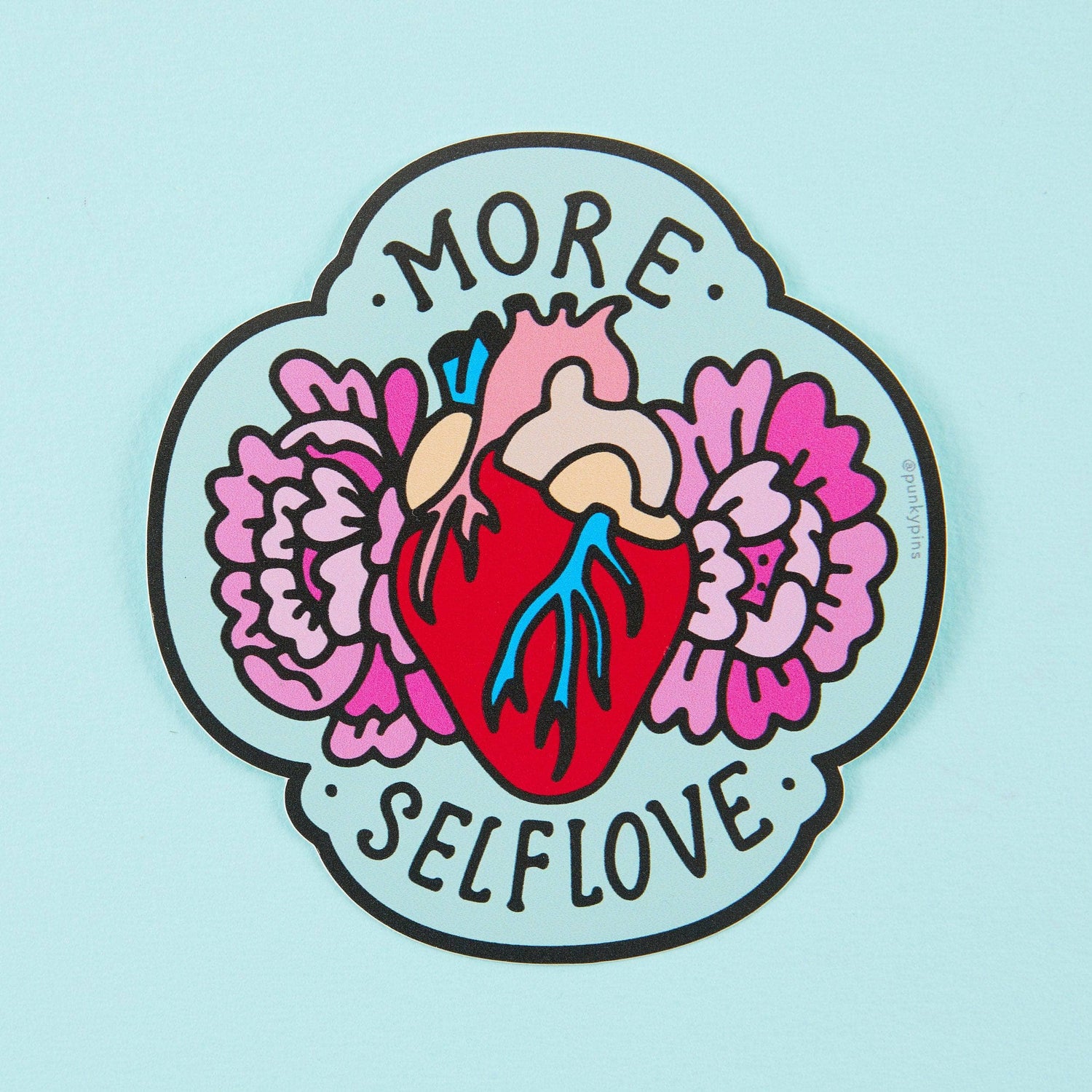 Punky Pins More Self Love Vinyl Sticker