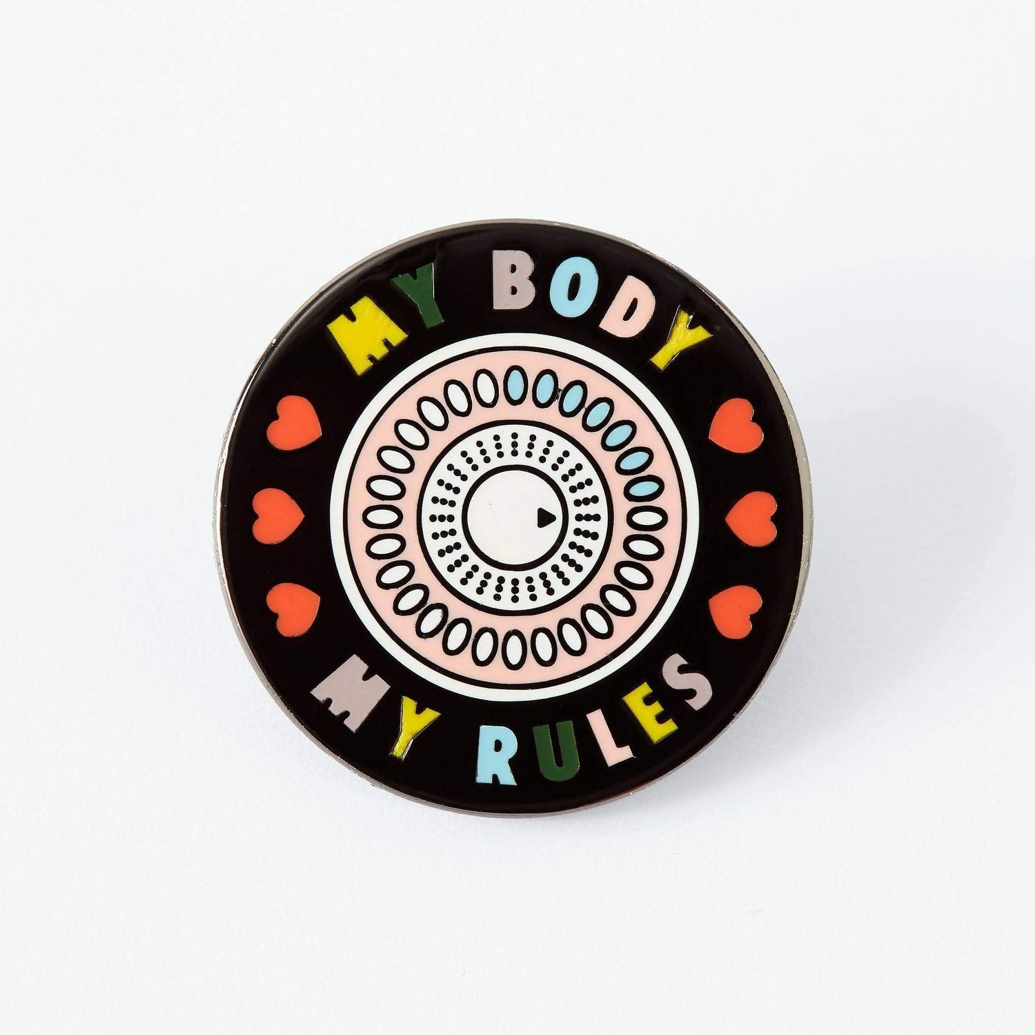 Punky Pins My Body My Rules Enamel Pin