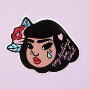 Punky Pins My Feelings Are Valid Vinyl Sticker