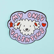 Punky Pins My Only Valentine Vinyl Sticker