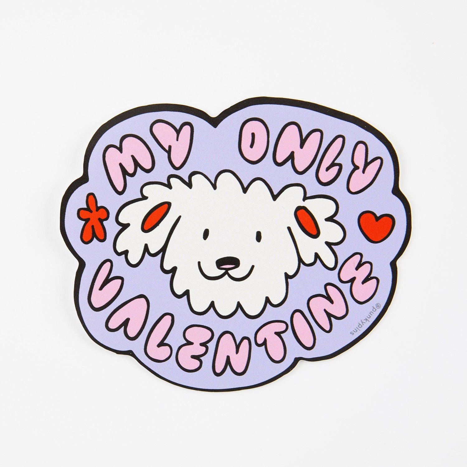 Punky Pins My Only Valentine Vinyl Sticker