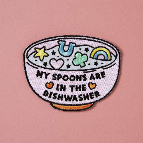 My Spoons Are In The Dishwasher Iron-on Patch