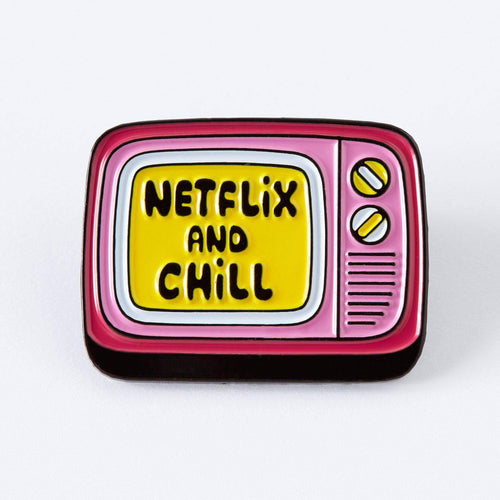 Punky Pins Netflix & Chill Enamel Pin