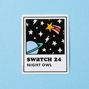 Punky Pins Night Owl Swatch Vinyl Sticker