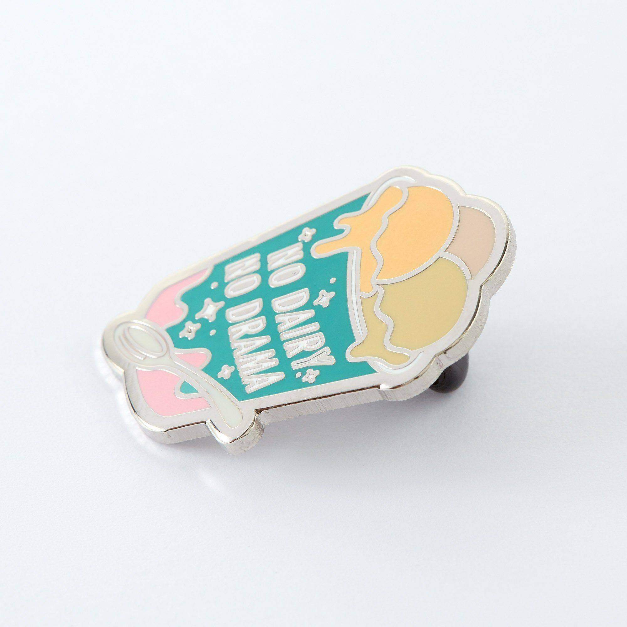 No Dairy No Drama Enamel Pin – punkypins