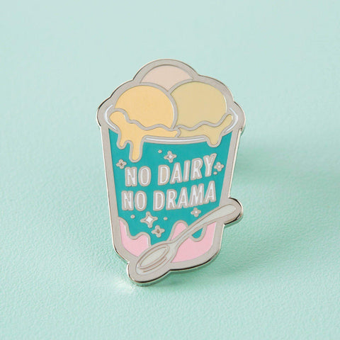 Punky Pins No Dairy No Drama Enamel Pin