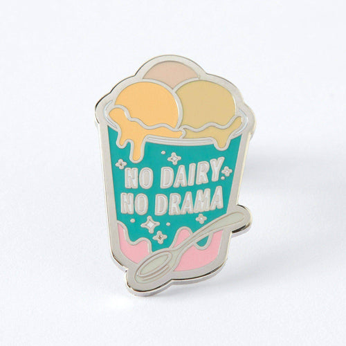 Punky Pins No Dairy No Drama Enamel Pin