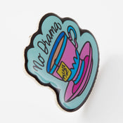 Punky Pins No Drama Eco Metal Pin