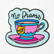 Punky Pins No Drama Vinyl Sticker