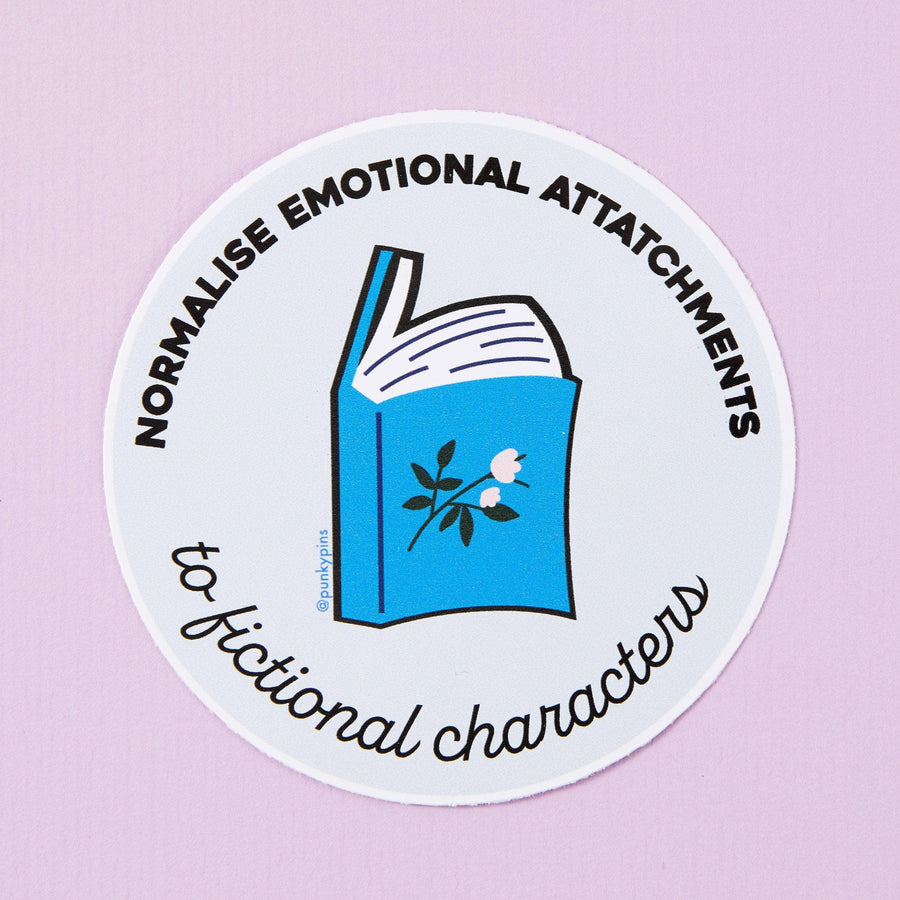 Punky Pins Normalise Emotional Attachments Vinyl Sticker