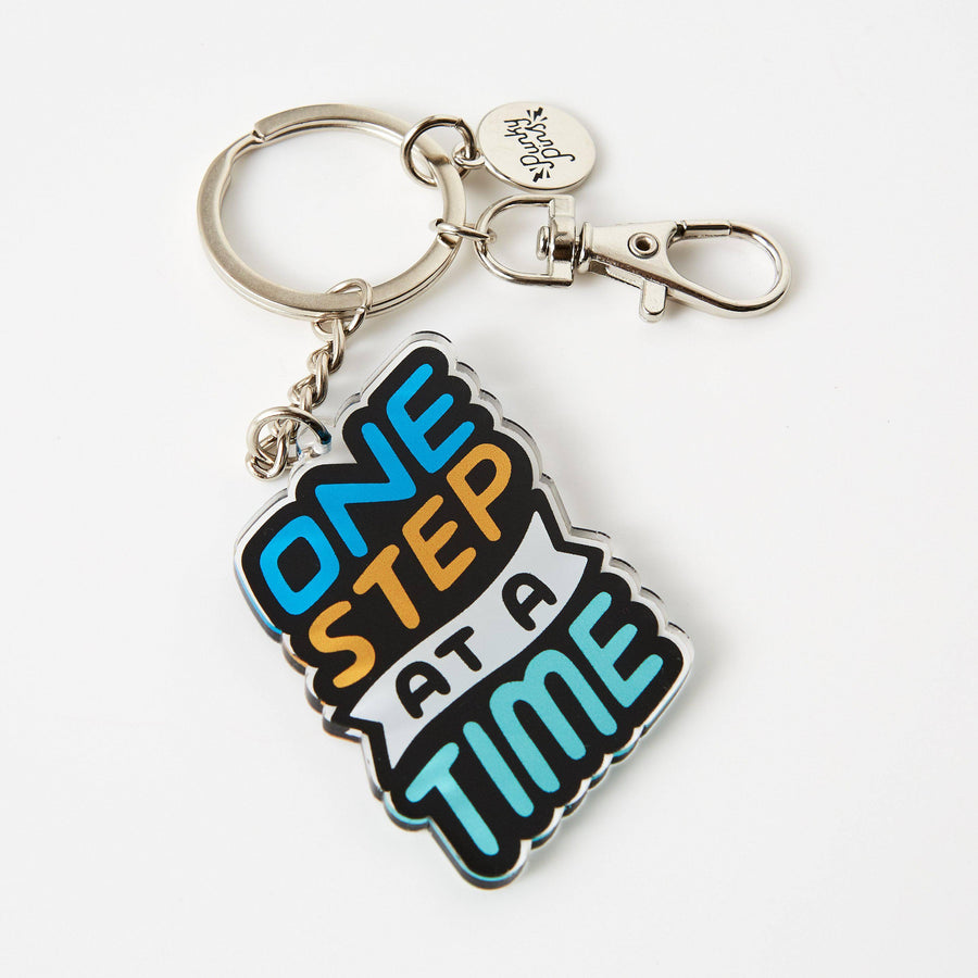 Punky Pins One Step At A time Acrylic Keyring