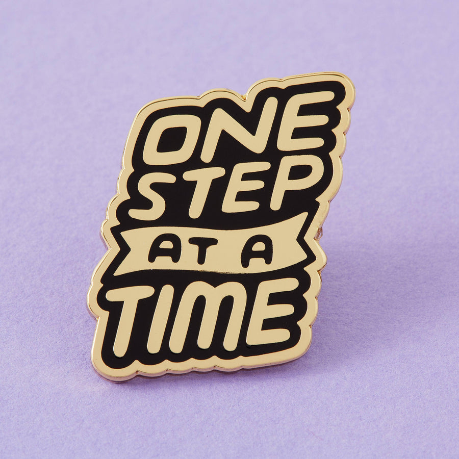 Punky Pins One Step At A Time Gold Limited Edition Pin