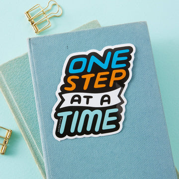 Punky Pins One Step At A Time Vinyl Sticker