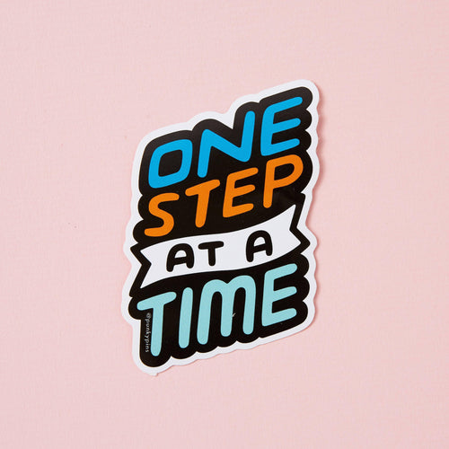 Punky Pins One Step At A Time Vinyl Sticker