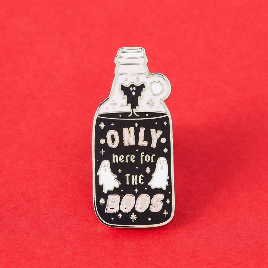 Punky Pins Only Here for the Boos Enamel Pin
