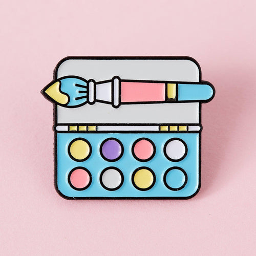 Paint Palette Enamel Pin