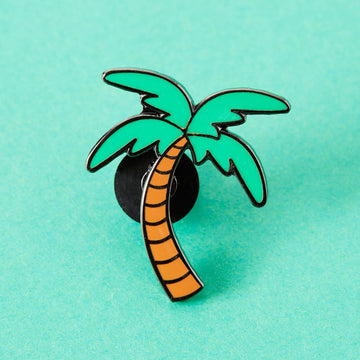 Punky Pins Palm Tree Enamel Pin
