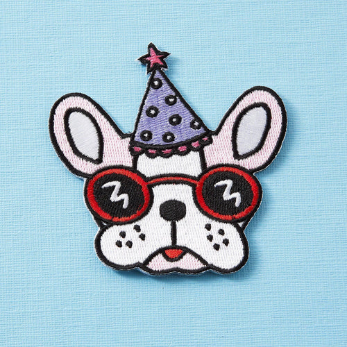 Party Pooch Iron On Patch