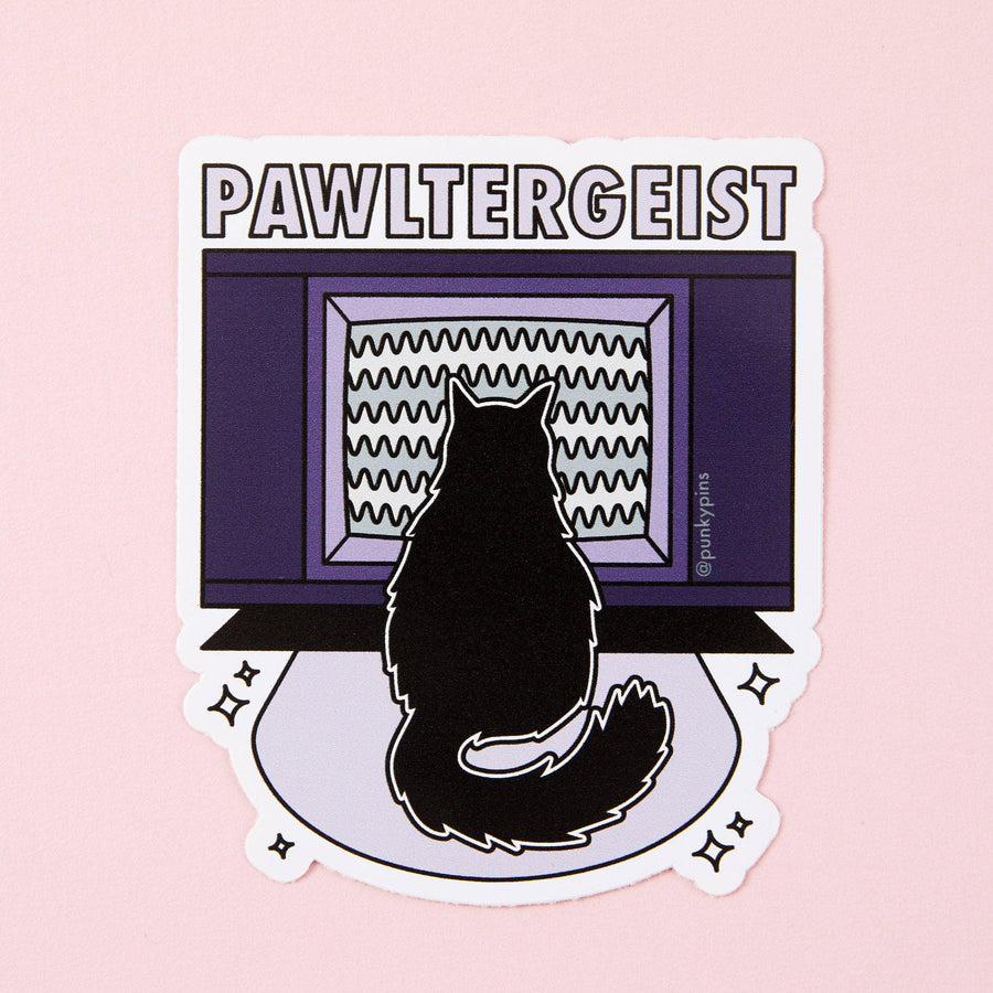 Punky Pins Pawltergeist Vinyl Sticker